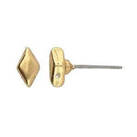 Provatas, Cymbal Earring Posts, for GemDuo Beads, 4 Finishes - The Argus Collection