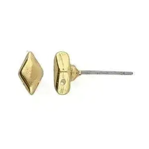 Provatas, Cymbal Earring Posts, for GemDuo Beads, 4 Finishes - The Argus Collection