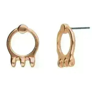 Farali III, Cymbal Superduo Bead Earring Posts, 4 Finishes - The Argus Collection