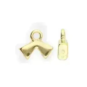 Agali II, Cymbal Kite Bead Ending/Clasp Connectors, 2 Pcs. 4 Finishes - The Argus Collection