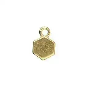 Maragas, Cymbal Honeycomb Bead Ending or Clasp Connector, 4 Pcs. 4 Finishes - The Argus Collection