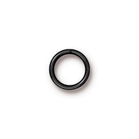 Round Jump Rings, 8mm 18 Gauge,TierraCast, 6 Finishes, 20 or 50 Pcs - The Argus Collection