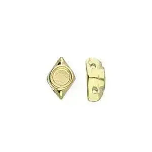 Areti, Cymbal Gemduo Bead Substitute, 4 Pcs. 4 Finishes - The Argus Collection