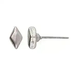 Provatas, Cymbal Earring Posts, for GemDuo Beads, 4 Finishes - The Argus Collection