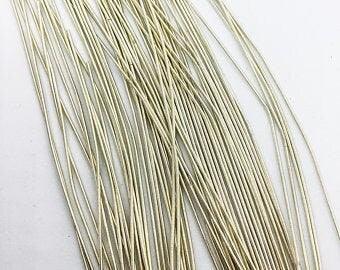 FRENCH WIRE, Gimp or Bullion. FINE .07mm 7 colors! Includes Sterling Silver - The Argus Collection