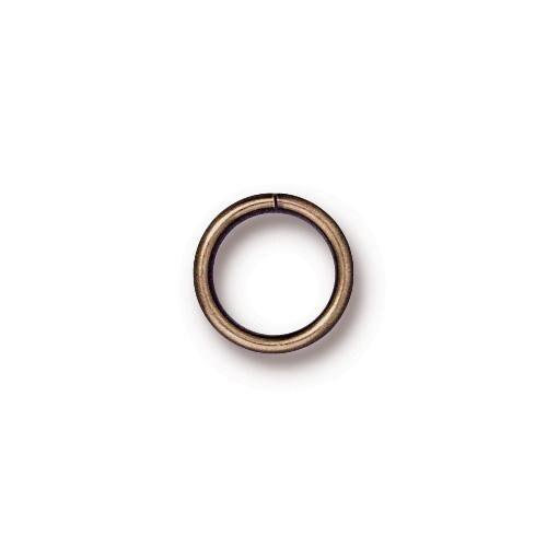 Round Jump Rings, 8mm 18 Gauge,TierraCast, 6 Finishes, 20 or 50 Pcs - The Argus Collection