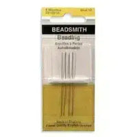 English Beading Needles, Size 10, 12 or 13, 4-Pack - The Argus Collection