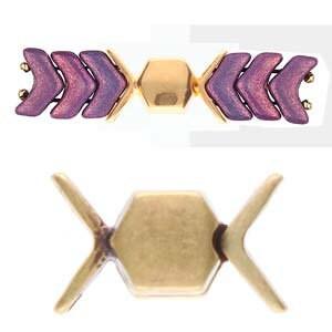 Vorino, Cymbal Chevron Magnetic Clasp, 4 Finishes - The Argus Collection