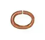 Oval Jump Rings, Medium 4x3mm I.D. 20 Gauge, Tierracast, 25 or 100 Pieces - The Argus Collection