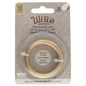 20 Gauge German-Style Wire, Round, in 3 Finishes - The Argus Collection