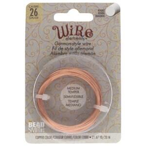 26 Gauge German-Style Wire, Round in 3 Finishes - The Argus Collection