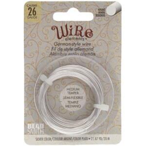 26 Gauge German-Style Wire, Round in 3 Finishes - The Argus Collection