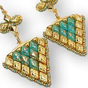 Vani Splash Earrings Pattern - The Argus Collection