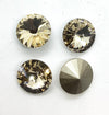 Brilliance Crystal Rivolis, 1122, 12mm, in 4 Colors - The Argus Collection