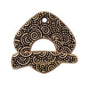 Square Spiral Toggle Clasp, 19mm, by Tierracast, 3 Finishes - The Argus Collection