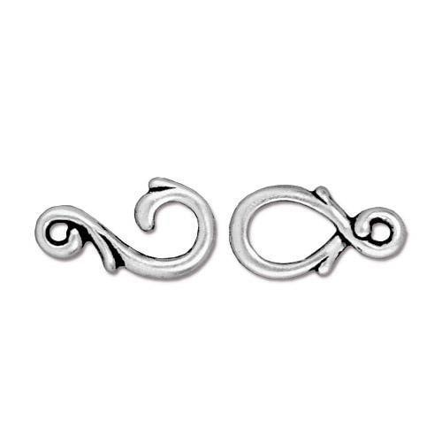 Tierracast Vine Hook & Eye Clasps, 5 Colors - The Argus Collection