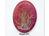 Reef Cabochon, Handmade with real Dried Flora - The Argus Collection