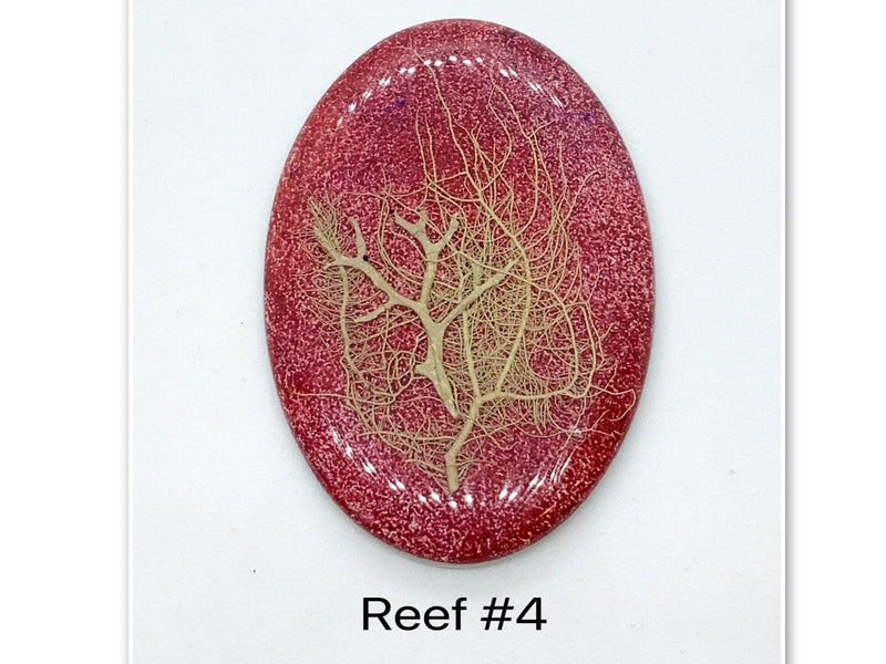 Reef Cabochon, Handmade with real Dried Flora - The Argus Collection