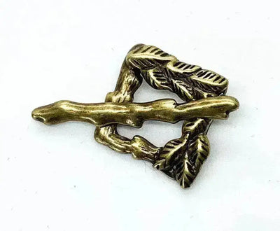 Square Leaf Toggle Clasp, JBB Findings, 15mm, 3 Finishes - The Argus Collection