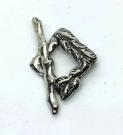Square Leaf Toggle Clasp, JBB Findings, 15mm, 3 Finishes - The Argus Collection