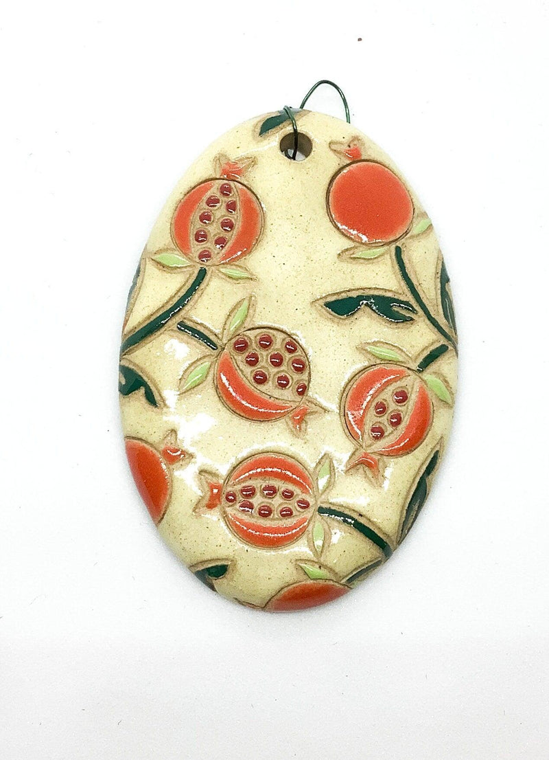 Oval Ceramic Pendants, Golem Design Studio, 4 Designs - The Argus Collection