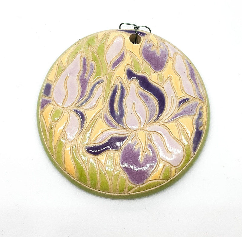 Fanciful, Round Ceramic Ceramic Pendants, Golem Design Studio - The Argus Collection