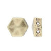 Galini, Cymbal Honeycomb Bead Substitute, 4 Pcs., 4 Finishes - The Argus Collection