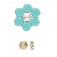 Galini, Cymbal Honeycomb Bead Substitute, 4 Pcs., 4 Finishes - The Argus Collection