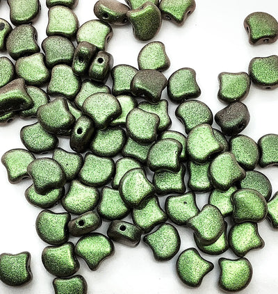 Ginko Beads, 10g. by Matubo, Polychrome Collection - The Argus Collection