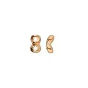 Kaparia, Cymbal Superduo Side Bead, 6 Pcs., 4 Finishes - The Argus Collection