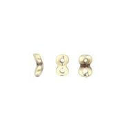 Kaparia, Cymbal Superduo Side Bead, 6 Pcs., 4 Finishes - The Argus Collection