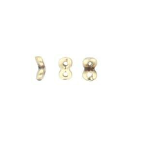 Kaparia, Cymbal Superduo Side Bead, 6 Pcs., 4 Finishes - The Argus Collection