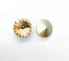 Brilliance Crystal Rivolis, 1122, 12mm in 4 Colors - The Argus Collection