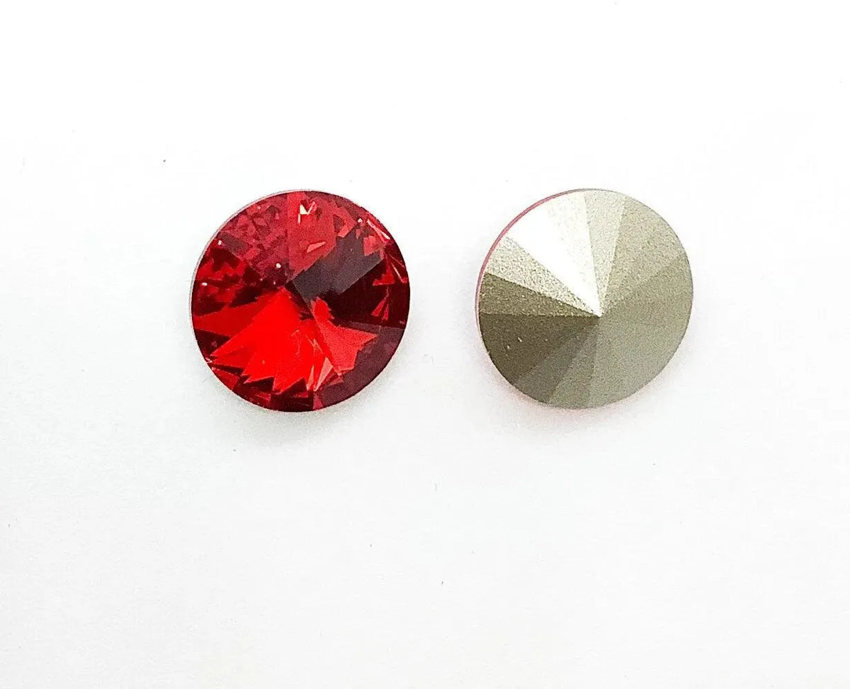 Brilliance Crystal Rivolis, 1122, 12mm in 4 Colors - The Argus Collection