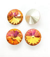 Brilliance Crystal Rivolis, 1122, 14mm, 4 Colors - The Argus Collection