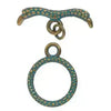 Claw Toggle Clasp, 16mm, 2 Finishes - The Argus Collection