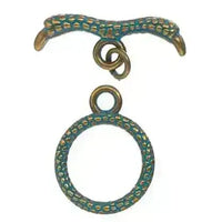 Claw Toggle Clasp, 16mm, 2 Finishes - The Argus Collection