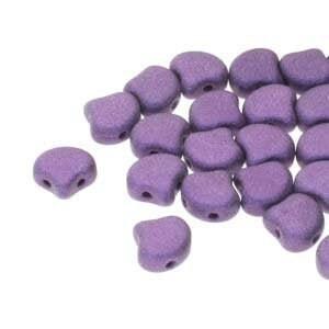 Ginko Beads, 10g. by Matubo, Purple Suede Jet Metallic - The Argus Collection