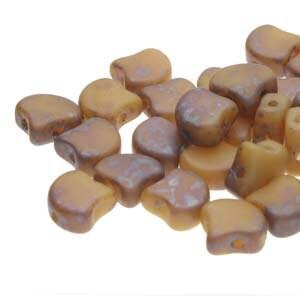 Ginko Beads, 10g. by Matubo, Beige Rembrandt Matte Opaque - The Argus Collection