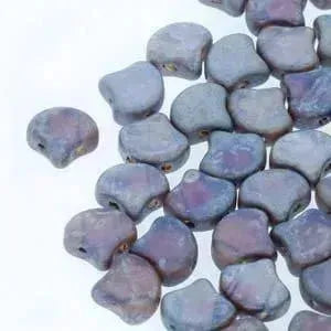 Ginko Beads, 10g., by Matubo, Amethyst Rembrandt Matte - The Argus Collection