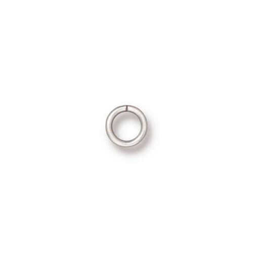 Round Jump Rings, 4mm 20 Gauge, Tierracast, 50 Pcs, 6 Finishes - The Argus Collection