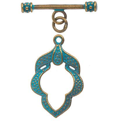 Nouveau Toggle Clasp, 25x16mm, 2 Colors - The Argus Collection