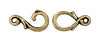 Tierracast Vine Hook & Eye Clasps, 5 Colors - The Argus Collection