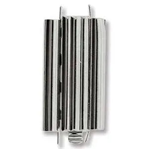 Bar Design, Beadslide Tube Clasp, 10x24mm - The Argus Collection