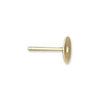 5 Pair Gold Flatback Ear Studs or Posts 10, 8, 6 or 4mm - The Argus Collection