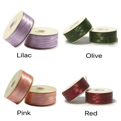 Nymo® Size B Thread, Bobbin, 16 Colors 72yds\67m. - ArgusCollection
