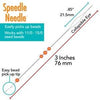 Speedle Needle, 2 Pack for Seed Bead Stringing - The Argus Collection