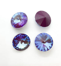 Brilliance Crystal Rivolis, 1122, 14mm, The Delite Collection, 4 Colors - The Argus Collection