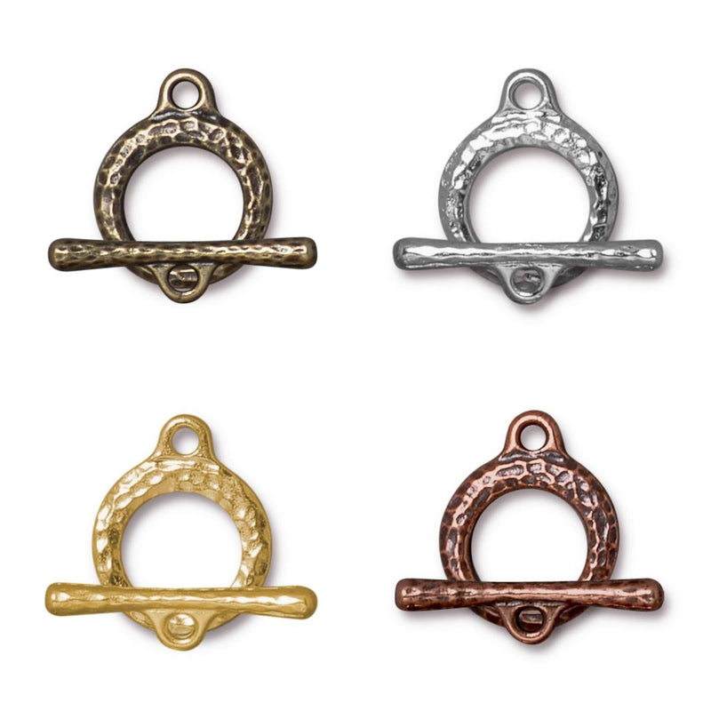 Craftsman Toggle Clasp, 17mm, by Tierracast, 4 Finishes - The Argus Collection