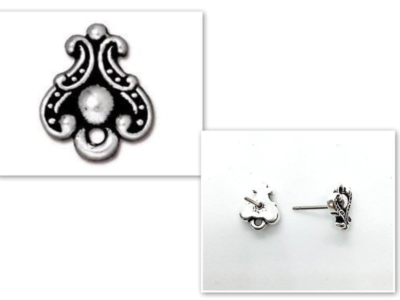 Duchess Earring Studs with Titanium Posts - The Argus Collection